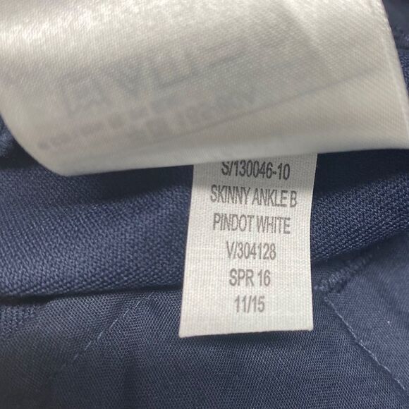 Gap Skinny Ankle size 14 Navy White Dot Pant NEW - Picture 9 of 9